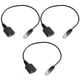 thumbnail image 1 of 3 Piezas De Cable De Uso Telefónico De Auriculares Con Adaptador De Conector Hembra A RJ9 Dual De 3,5 Mm, 1 of 3
