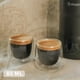 thumbnail image 4 of Set 4 Tazas Vidrio Doble Pared Espresso 80 ml Simplit, 4 of 8