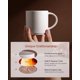 thumbnail image 3 of Juego de 4 tazas de café famiware de 355 ml, cerámica, 3 of 8