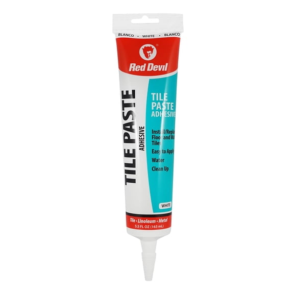 Adhesivo en pasta para azulejos Red Devil 0497 blanco 163 ml