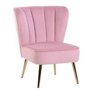 Novahus - Sitial Amadeo Con Patas Doradas Rosa