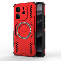 Funda Foxdock Para Xiaomi Redmi Note 14 4G , Magnética, Resistente A Golpes, Con Soporte, Unisex, Carga Inalámbrica