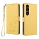 thumbnail image 1 of Funda Billetera con Espacio para Fotos para Sony Xperia 1 VII, Amarillo, 1 of 6