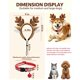 thumbnail image 4 of Set de Disfraz para Perro con Diadema y Cuernos de Reno Wittocs, 4 of 8