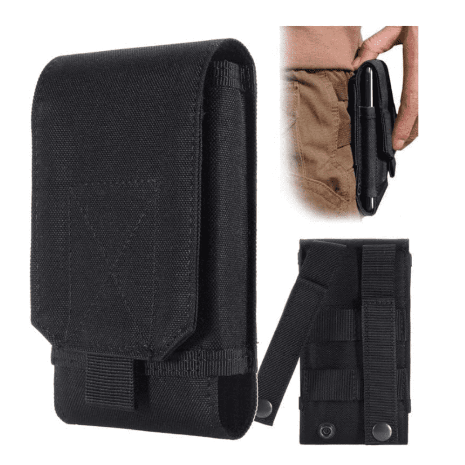 Genérico - Porta Celular Tactico Pouch Porta Celular + Sistema Molle