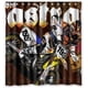 thumbnail image 1 of Cortina de ducha de motocross Travis Pastrana, juego de cortina de baño con ganchos, tamaño 66 x 72 pulgadas, 1 of 3