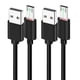 thumbnail image 1 of Cable micro USB extra largo de 12 mm y 90 cm (paquete de 2) con conector extendido para teléfonos resistentes AGM/Blackview/Oukitel/Doogee/Leagoo/Zoji/Guophone V19 X3 o fundas con puertos integrados., 1 of 7