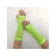 thumbnail image 5 of Guantes de Red Sin Dedos para Mujer, Accesorios de Disfraz de Fiesta de los Años 1980, 2 Pares, Verde Largo-2 Pares, 5 of 5