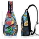 thumbnail image 2 of Poppy Playtime Riñonera Bandolera con Estampado Integral para Hombres y Mujeres, Bolso Cruzado Gráfico de Tendencia, Mochila de Hombro Streetwear para Ciclismo y Deportes, Riñonera Versátil Casual, 2 of 6