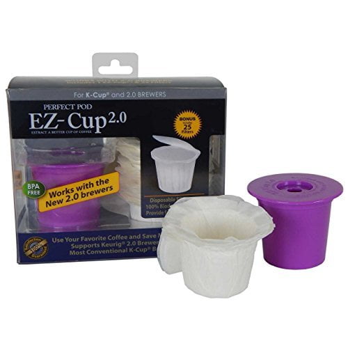 Cápsula de café reutilizable PERFECT POD EZ-Cup 2.0 con 25 filtros