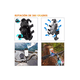 thumbnail image 2 of Soporte porta celular para moto y bicicleta, 360º, choque, color negro, 2 of 3