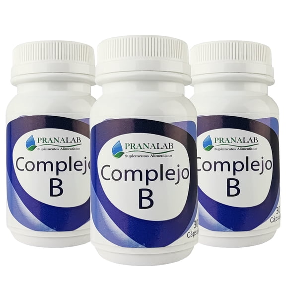 B Complex Vitaminas Complejo B Pranalab X 30 Cápsulas