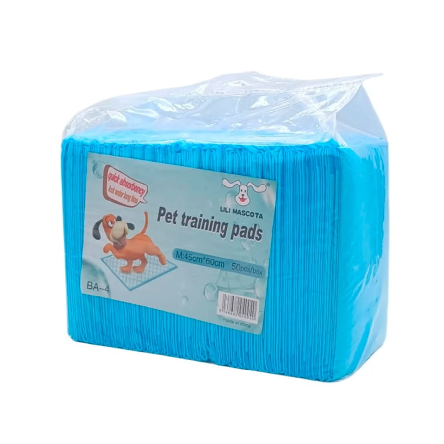 Aventura Store - Tapetes Sanitarios Entrenamiento Mascotas 50 Unidades 45 X 60 Cm