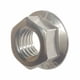 thumbnail image 1 of Tuercas de brida dentadas Fastenere 5/16-18 (paquete de 50) de acero inoxidable, 1 of 4