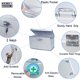thumbnail image 4 of Caja de Medicamentos HEWEI Extra Grande Portátil con Cerradura 38x22x24 cm, 4 of 8