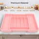 thumbnail image 4 of Organizador de cubiertos Ukeetap, extra grande, expandible, rosa, 4 of 8