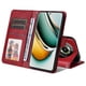 thumbnail image 4 of Funda Billetera para Realme 11 Pro Plus con Porta Tarjetas y Soporte Ajustable Rojo, 4 of 5