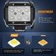thumbnail image 3 of Kit de 4 pods LED Nilight de 4 pulgadas, 18W, haz flood para off-road, 3 of 8