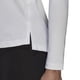 thumbnail image 4 of Camiseta de voleibol adidas Hi Low de manga larga para mujer, blanco y gris, 4 of 4