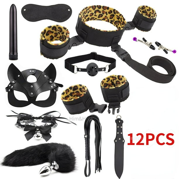 NEW BDSM Vibrator Sex Toys for Women Handcuffs For Session Anal Plug Vibrator Female Erotic Accessories Sexulaes Toys For Adults