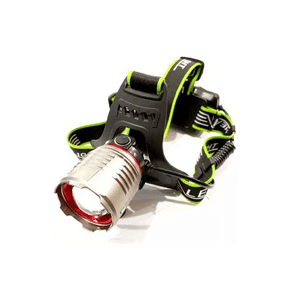 Genérico - Linterna Led Cintillo Cabeza Led Recargable Luz Rojo Linterna Negro