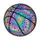thumbnail image 4 of Entrenamiento de baloncesto reflectante de PU, tamaño 7, pelota estándar oficial, juego de noche profesional para exteriores, niñas, niños, adultos, Estilo I, 4 of 5