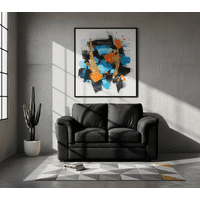 Latam Home - Sofa Ancona 2C Tela Velvet Negro