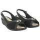 thumbnail image 5 of Sandalia Comfortflex Mujer 2396452 Negro Casual, 5 of 6