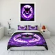 thumbnail image 1 of v1240 Bed Sheets Sizes Gengar Printed Bedding Set Cartoon Anime Microfiber Bed Set Pillowcase Adult Bed Cover Bedroom Bed Set Duvet 3-Piece Bedding Set (1 Duvet Cover + 2 Pillow Shams) Bed Sheets ju, 1 of 5