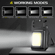 thumbnail image 3 of 2 Linterna Led Recargable Lampara Camping Linternas Tacticas Linterna Negro Luz Blanco, 3 of 3