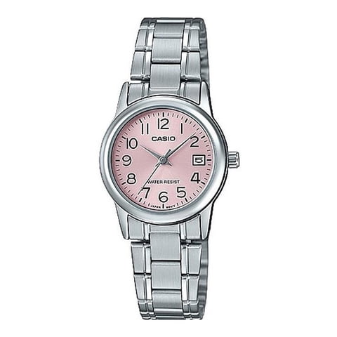 Reloj Analogo Plateado Casio Ltp-V002D-4B