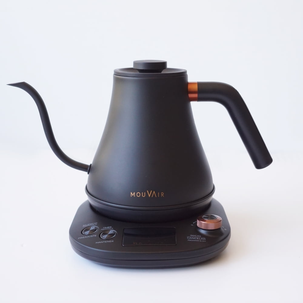 Hervidor Eléctrico Cuello De Cisne Con Control De Temperatura Mouvair Swan Negro