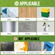 thumbnail image 5 of Pegatinas con puntos adhesivos PAGFAER, 100 unidades, extraíbles, transparentes e impermeables, 5 of 7
