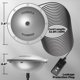 thumbnail image 5 of Deshielador de estanque TURBRO 400 W Acero inoxidable plateado, 5 of 7