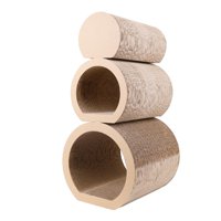 Ioensy - 3 Piezas Pet Cat Scratcher Protector De Muebles Cat Scratch Pad Nest Tunnel