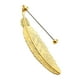 thumbnail image 1 of Marcapáginas De Metal Con Plumas, Marcapáginas Con Gancho Y Cuentas Para Niños, Amantes De Los Libros, Color Dorado, 1 of 3