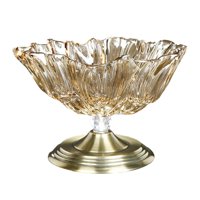 Magideal - Plato De Fruta De Cristal, Cuenco De Fruta, Platos De Ensalada, Plato De Cristal Para Postre, Pastel, Encimera, Cuenco De Cristal Para Servir, Bandeja , Estilo C