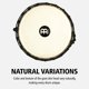thumbnail image 4 of Djembe Drum Meinl, percusión, madera de caoba africana, 12 x 24 cm, 4 of 7