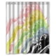 thumbnail image 1 of Cortina de ducha John Frusciante, juego de cortinas de baño con ganchos, tamaño 60 x 72 pulgadas, 1 of 3