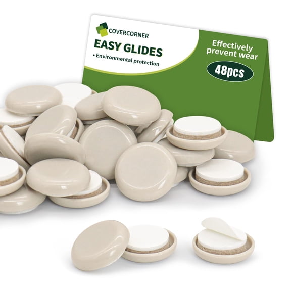 Deslizadores Para Muebles 48 Piezas Para Alfombra 2 54 Cm