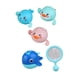 thumbnail image 4 of 5 piezas Juegos de baños para bebés Juegos de agua de dibujos portátiles con pequeña red de pesca forma animal para niñas para niños regalo para niños, 4 of 5
