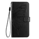 thumbnail image 2 of Funda cartera mariposa para Samsung Galaxy XCover7 Pro con soporte y ranuras para tarjetas Negro, 2 of 5