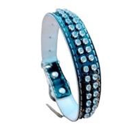 Genérico - Collar Para Perros O Gatos Doble Brillo Negro Xs