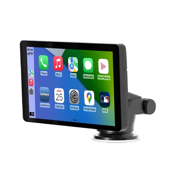 Reproductor de video portátil Car and Driver de 18 cm con CarPlay inalámbrico