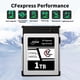 thumbnail image 5 of Tarjeta de memoria CFexpress tipo B de 256 GB para Nikon/Canon/Panasonic, 5 of 7