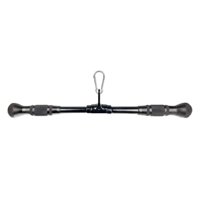 Magideal - Barra Hacia Abajo De La Barra De Tríceps Hacia Abajo Barra Recta Giratoria Con Mango Sin Deslizamiento Para Accesorios Para Ejercicios De Construcción Negro Brillante