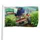 thumbnail image 1 of Bandera Decorativa Temática Los Vecinos Green Desmarcar 60x90 cm, 1 of 6