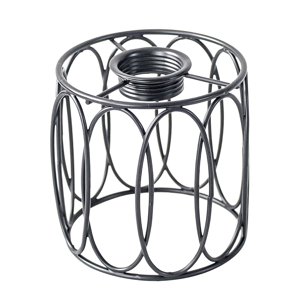Ioensy - Pantalla De Lámpara, Jaula De Hierro Para Colgante, Cadena, Luz De Techo, Accesorio De Iluminación
