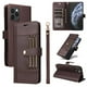 thumbnail image 1 of FOXDOCK Funda tipo Cartera para iPhone 15 Pro – Cubierta de Cuero PU con Múltiples Ranuras, Bolsillo para Efectivo y Correa de Muñeca, 1 of 6