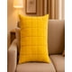 thumbnail image 4 of Set De 4 Fundas De Cojin Terciopelo Grid 45x45 Amarillo, 4 of 4